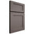 Shiloh Cabinetry Full Overlay Hanover Poplar Plain Cut Heatherstone Door