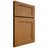 Shiloh Cabinetry Full Overlay Hanover Red Oak Plain Cut Autumn Door
