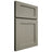 Shiloh Cabinetry Full Overlay Hanover Red Oak Plain Cut Thyme Door