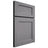 Shiloh Cabinetry Full Overlay Hanover White Oak Plain Cut Sterling Door