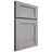 Shiloh Cabinetry Full Overlay Hanover White Oak Plain Cut Stratus Door