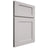 Shiloh Cabinetry Full Overlay Hanover White Oak Quarter Sawn Cotton Door
