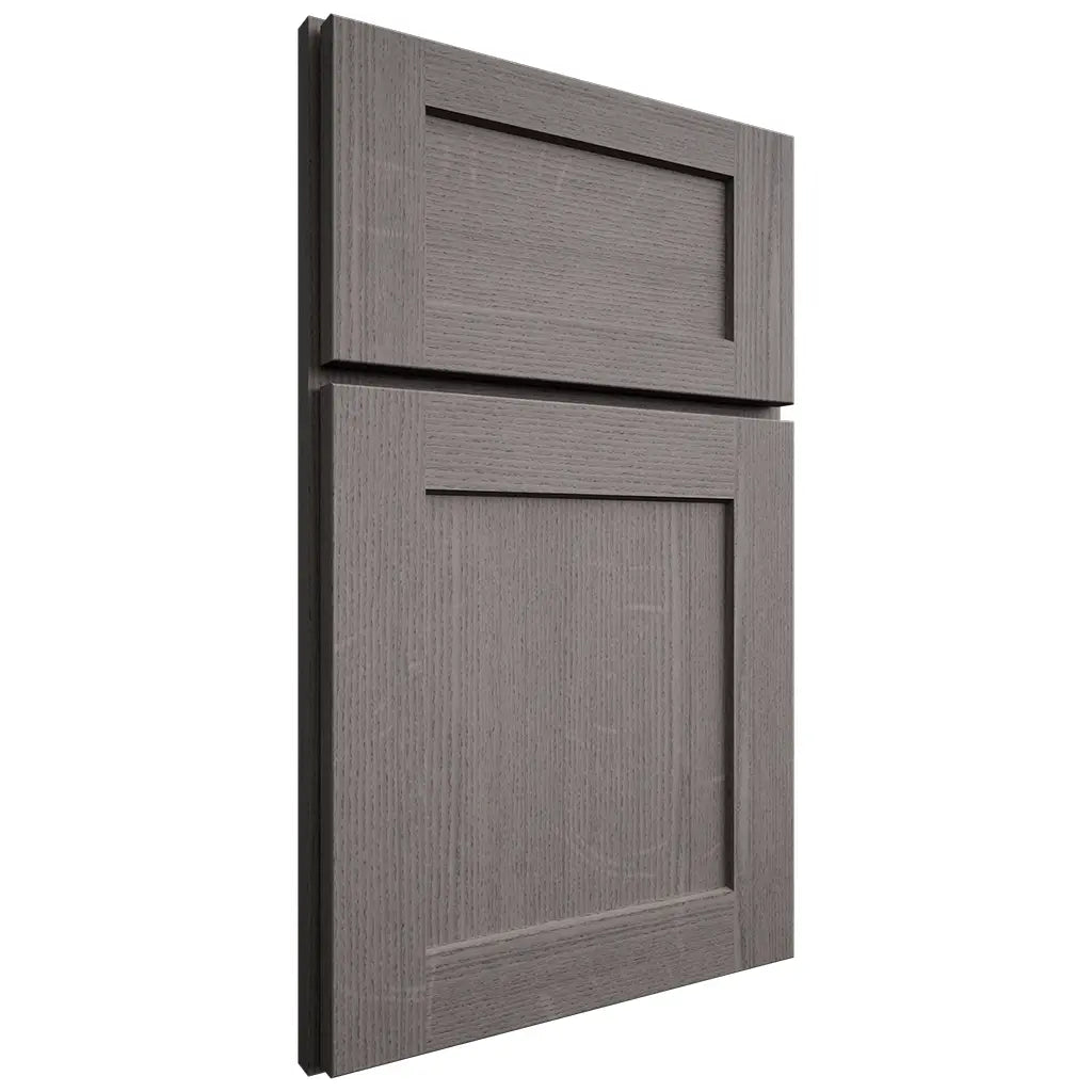 Shiloh Cabinetry Full Overlay Hanover White Oak Quarter Sawn Flagstone Door