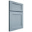 Shiloh Cabinetry Full Overlay Hanover White Oak Rift Cut Sky Door