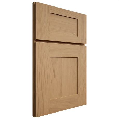 Shiloh Cabinetry Full Overlay Hartford Alder Plain Cut Natural Door