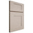 Shiloh Cabinetry Full Overlay Hartford Alder Plain Cut White Sands Door