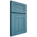 Shiloh Cabinetry Full Overlay Hartford Hickory Plain Cut Aqua Door