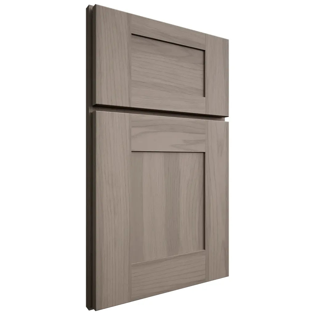 Shiloh Cabinetry Full Overlay Hartford Hickory Plain Cut Sterling Door