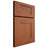 Shiloh Cabinetry Full Overlay Hartford Maple Plain Cut Spice Door