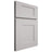 Shiloh Cabinetry Full Overlay Hartford Paintable Mindful Gray Door