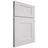 Shiloh Cabinetry Full Overlay Hartford Paintable Polar Door