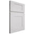 Shiloh Cabinetry Full Overlay Hartford Paintable Pure White Door