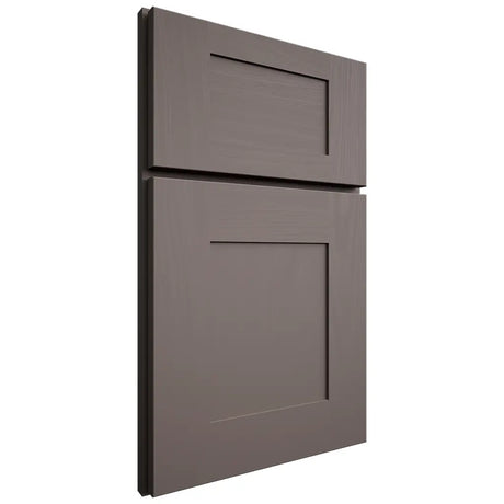 Shiloh Cabinetry Full Overlay Hartford Poplar Plain Cut Heatherstone Door