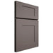 Shiloh Cabinetry Full Overlay Hartford Poplar Plain Cut Heatherstone Door
