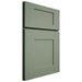 Shiloh Cabinetry Full Overlay Hartford Poplar Plain Cut Moss Door