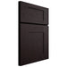 Shiloh Cabinetry Full Overlay Hartford Red Oak Plain Cut Espresso Door