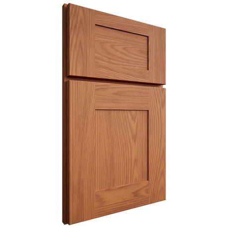 Shiloh Cabinetry Full Overlay Hartford Red Oak Plain Cut Harvest Door