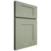 Shiloh Cabinetry Full Overlay Hartford Red Oak Plain Cut Moss Door