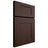 Shiloh Cabinetry Full Overlay Hartford Walnut Plain Cut Bison Door