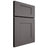 Shiloh Cabinetry Full Overlay Hartford Walnut Plain Cut Cadet Door