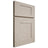 Shiloh Cabinetry Full Overlay Hartford Walnut Plain Cut Seagull Door