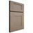 Shiloh Cabinetry Full Overlay Hartford White Oak Plain Cut Almond Door