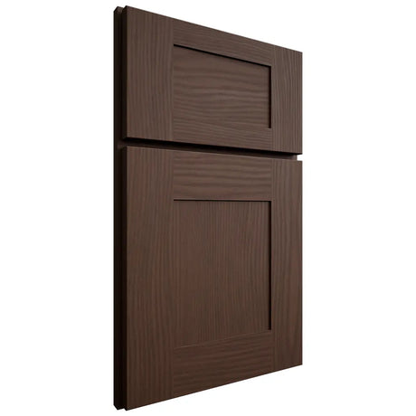 Shiloh Cabinetry Full Overlay Hartford White Oak Plain Cut Braun Door