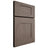 Shiloh Cabinetry Full Overlay Hartford White Oak Plain Cut Clay Door