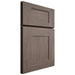 Shiloh Cabinetry Full Overlay Hartford White Oak Plain Cut Clay Door