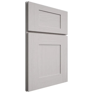 Shiloh Cabinetry Full Overlay Hartford White Oak Plain Cut Cotton Door