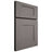 Shiloh Cabinetry Full Overlay Hartford White Oak Plain Cut Flagstone Door