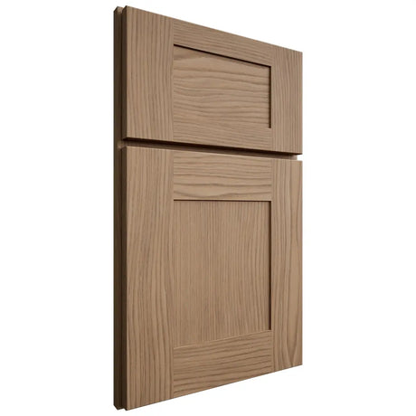 Shiloh Cabinetry Full Overlay Hartford White Oak Plain Cut Natural Door