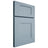 Shiloh Cabinetry Full Overlay Hartford White Oak Plain Cut Sky Door