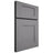 Shiloh Cabinetry Full Overlay Hartford White Oak Plain Cut Sterling Door