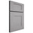 Shiloh Cabinetry Full Overlay Hartford White Oak Plain Cut Stratus Door