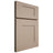 Shiloh Cabinetry Full Overlay Hartford White Oak Plain Cut Straw Door