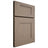 Shiloh Cabinetry Full Overlay Hartford White Oak Quarter Sawn Almond Door