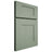 Shiloh Cabinetry Full Overlay Hartford White Oak Quarter Sawn Moss Door