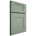 Shiloh Cabinetry Full Overlay Hartford White Oak Quarter Sawn Moss Door