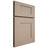 Shiloh Cabinetry Full Overlay Hartford White Oak Quarter Sawn Straw Door