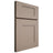 Shiloh Cabinetry Full Overlay Hartford White Oak Quarter Sawn Whitewash Door