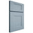Shiloh Cabinetry Full Overlay Hartford White Oak Rift Cut Sky Door