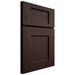 Shiloh Cabinetry Full Overlay Heritage Alder Plain Cut Bistre Door