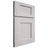 Shiloh Cabinetry Full Overlay Heritage Alder Plain Cut Cotton Door