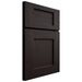 Shiloh Cabinetry Full Overlay Heritage Alder Plain Cut Espresso Door