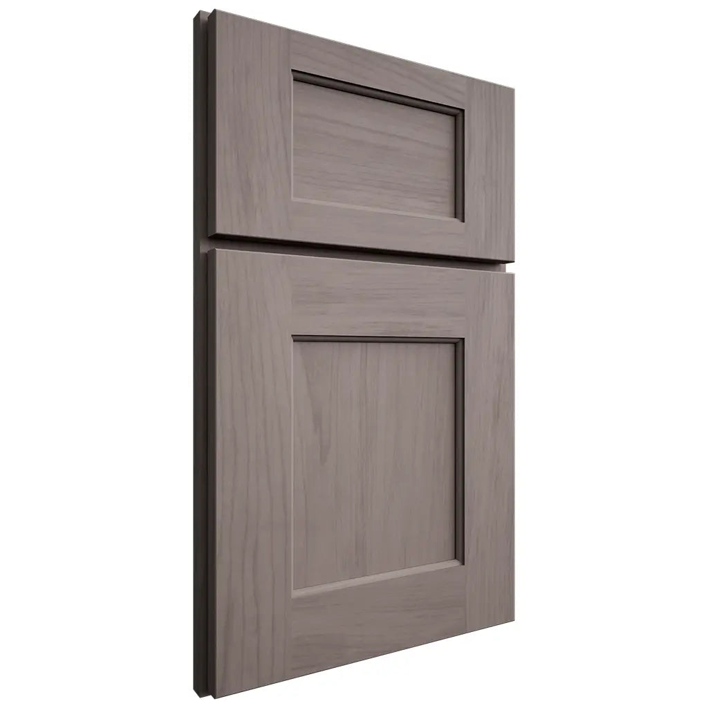 Shiloh Cabinetry Full Overlay Heritage Alder Plain Cut Stonehenge Door
