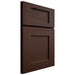 Shiloh Cabinetry Full Overlay Heritage Alder Plain Cut Umber Door