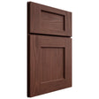 Shiloh Cabinetry Full Overlay Heritage Cherry Plain Cut Bourbon Door