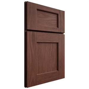 Shiloh Cabinetry Full Overlay Heritage Cherry Plain Cut Bourbon Door