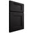 Shiloh Cabinetry Full Overlay Heritage Cherry Plain Cut Espresso Door
